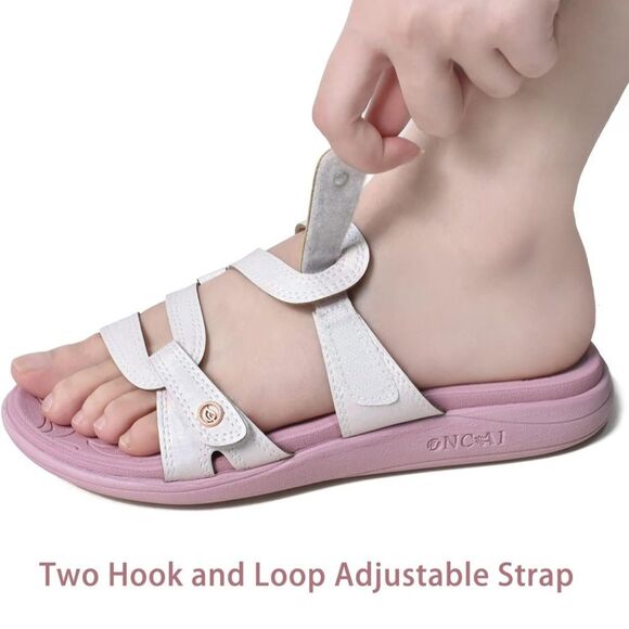 ONCAI Sandals Adjustable Soft Cushion Thick Soles women’s Sz 9 US /40 EU Pink - Picture 6 of 16